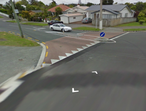 Raised table at t junction - Grey Lynn (almost there)