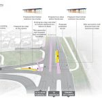 Rendering of proposed bus infrastructure at Te Atatū Peninsula