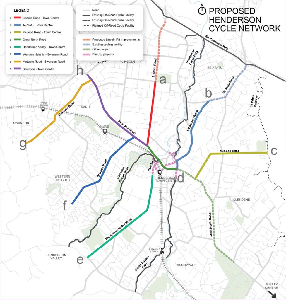 Henderson Cycle Network - Bike Te Atatu